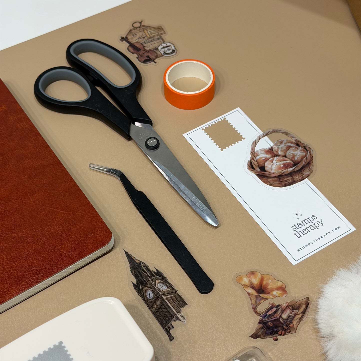 Postage Stamp Punch Kit for Journaling & Scrapbooking – All‑In‑One Craft Box