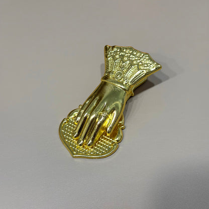 Gold Hand Book Clip