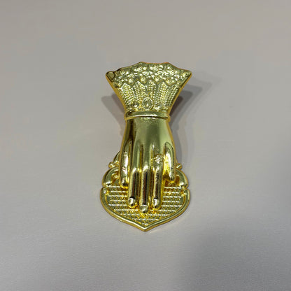 Gold Hand Book Clip
