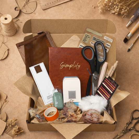 Postage Stamp Punch Kit for Journaling & Scrapbooking – All‑In‑One Craft Box